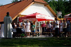 Feldmesse am Campingplatz Ottenstein